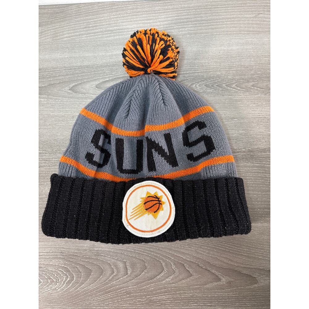 Phoenix Suns Mitchell and Ness Knit Beanie Hat- One Size- Acrylic- EUC